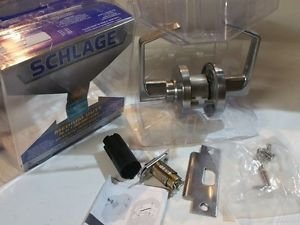 Schlage 817771 Saturn Satin Chrome MediumDuty Commercial Lever NEW NO KEYSAS IS