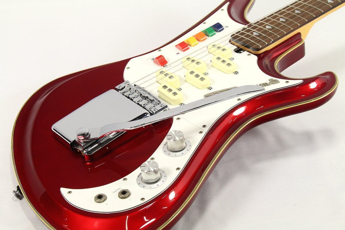 1960 Teisco Spectrum5 Metallic Red Electric Guitar Free Shipping