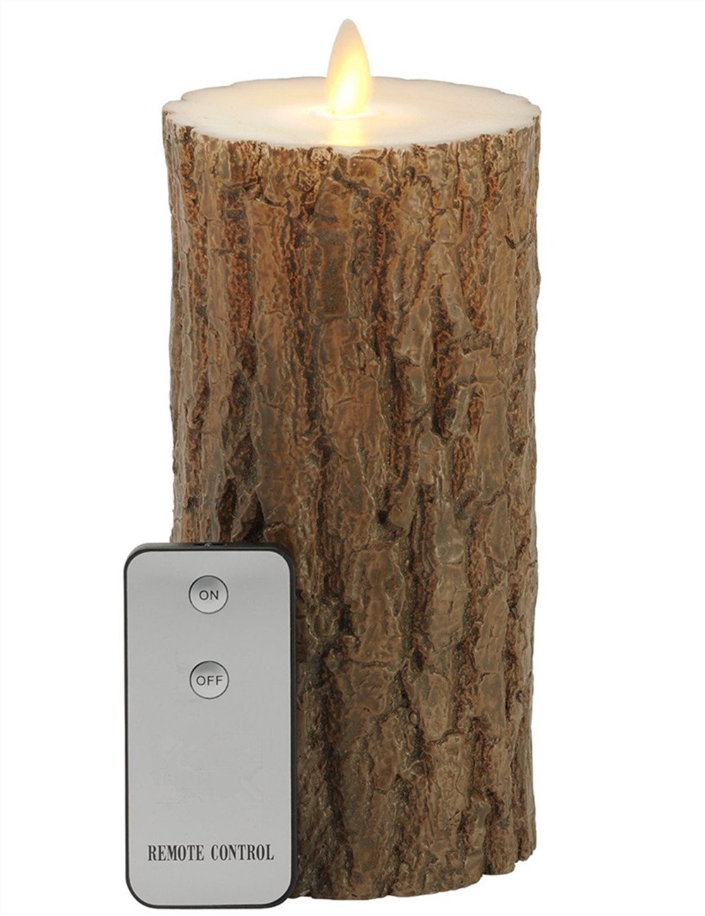 3.5''*7'' Barky Flameless Wax Battery Operated LED Candles with Remote Control