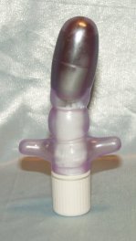 Waterproof dual speed anal vibrator