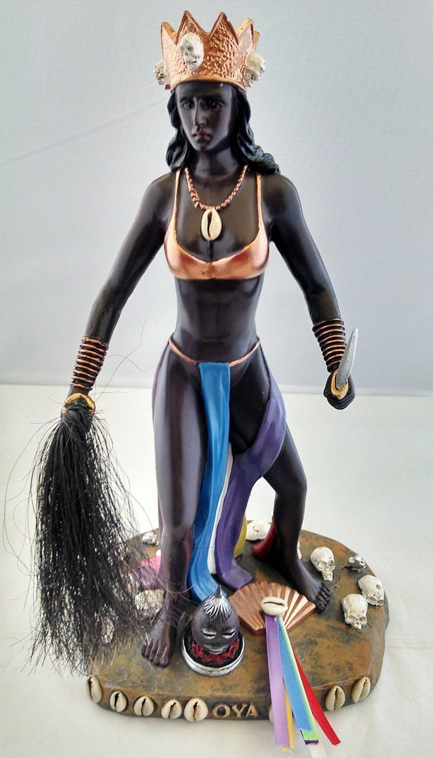 12 Inch Statue Orisha OYA Santeria Lucumi Estatua Yoruba Saint