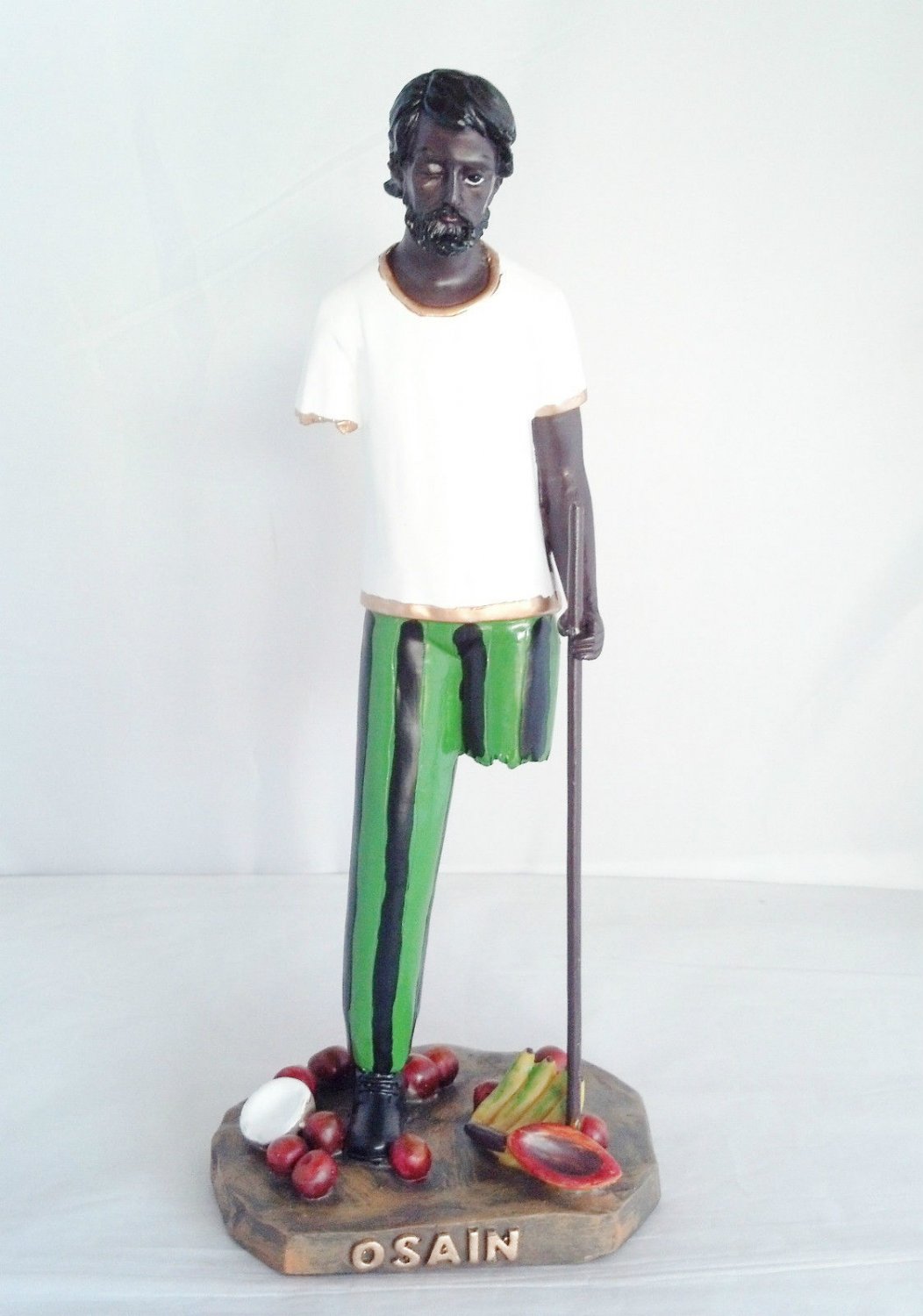 12 Inch Orisha Osain Statue Santeria Lucumi Yoruba Saint Santo African God