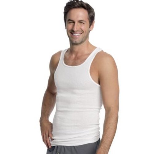 Hanes Men's White A-Shirt 3-Pack, Large Style: WL372