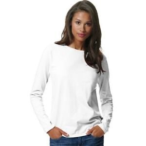 Hanes Juniors Long-Sleeve Cotton T-Shirt