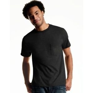 Hanes 100% Cotton Men's ComfortSoft TAGLESS Pocket Undershirt 4-Pack Style: 2176