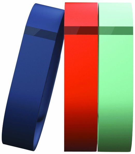 Fitbit Flex Wristband Accessory 3 Pack Large Navy, Teal and Tangerine