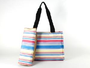 Stripe Martha Rainbow Diaperbag