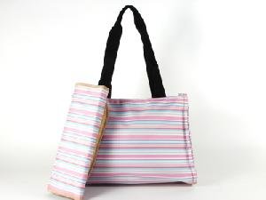Stripe Martha Pink Diaper bag