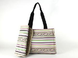 Stripe Martha Paisley Diaper Bag