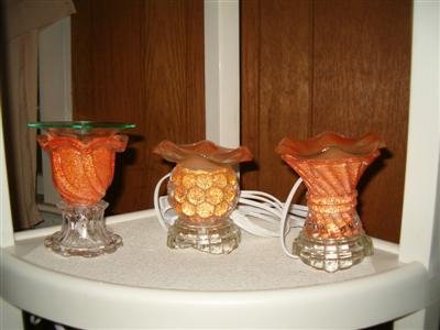 Orange Electric oil-tart warmers