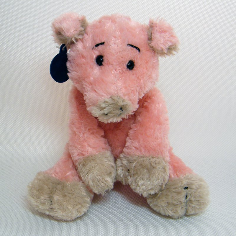 Ganz Heritage Collection L'IL CECIL Pink Pig Beanie Size Plush H4131