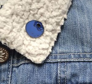 Blueberry enamel pin - kawaii trendy enamel blueberry pin badge brooch