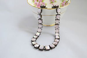 Holographic rhinestone necklace - 90s vintage grunge choker