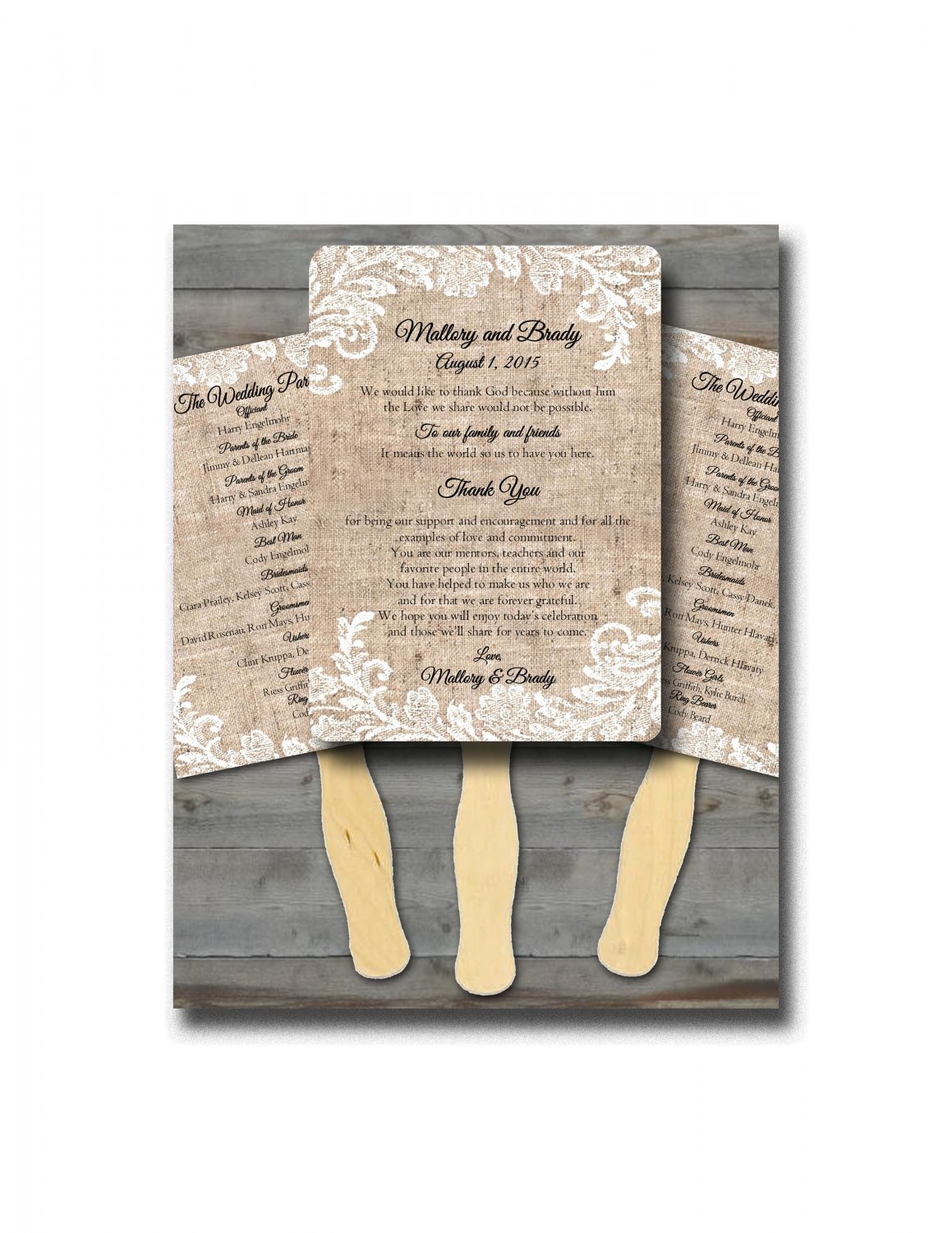 Personalized Wedding Program Fans/Wedding Fan Programs/ Wedding fans for guests