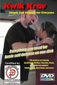 "SIMPLE SELF-DEFENSE" All you need to know on one disk, Krav Maga Training DVD.