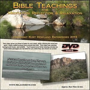 Bible Teachings for Meditation Relaxation Video, Learn while destressing, DVD