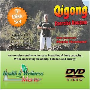 "A COMPLETE BEGINNERS GUIDE TO QI-GONG" 3 Dvd Set, Breathing, & Flexibility