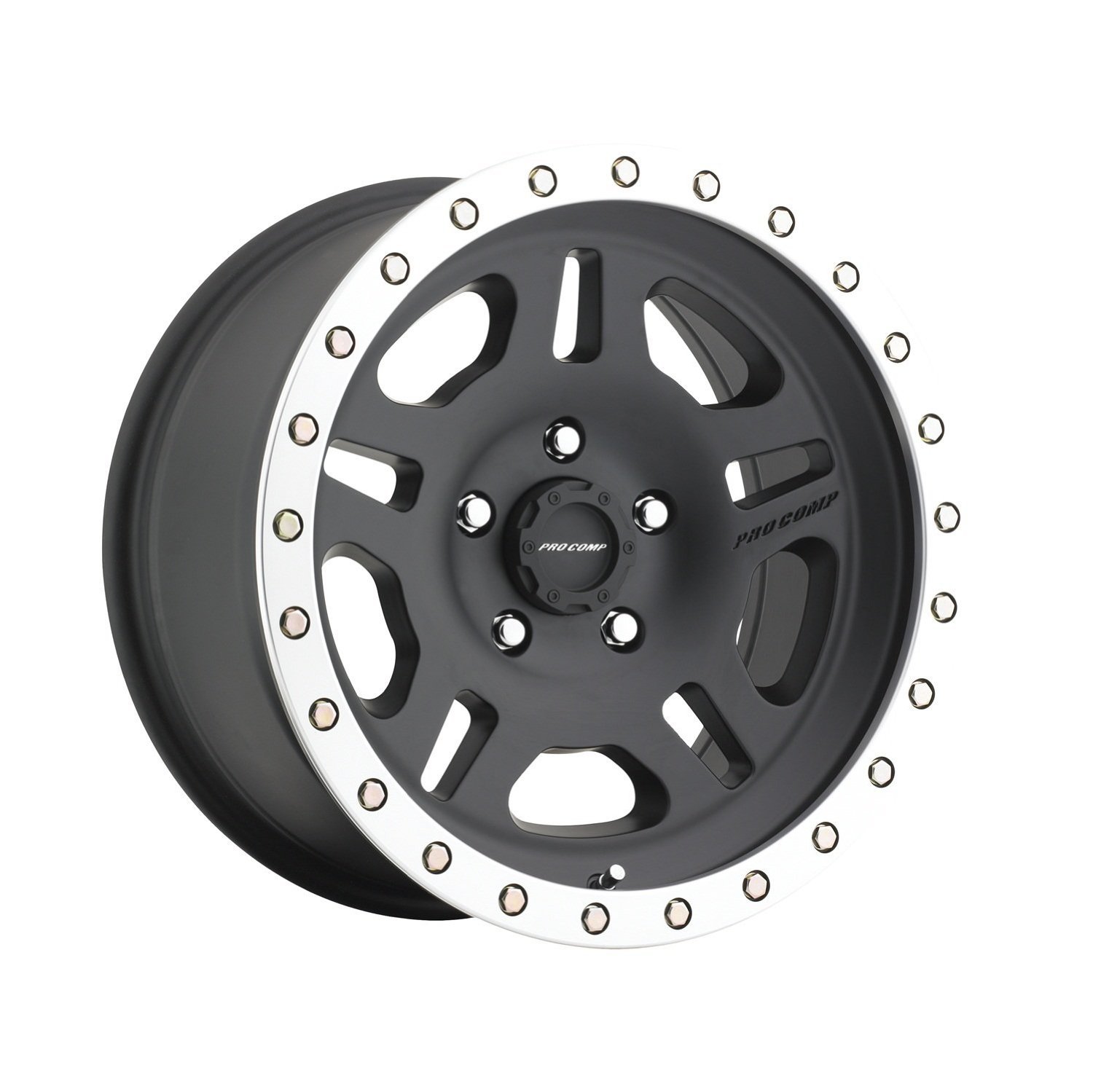 Pro Comp Alloys Series 29 La Paz Satin Black Wheel with Machined Lip (16x8"/5x114.3mm)