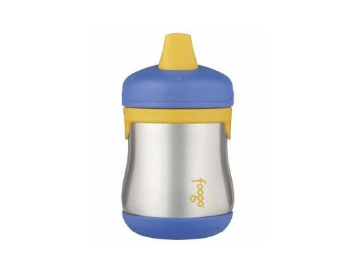 Foogo Stainless Steel Sippy Cup - Blue