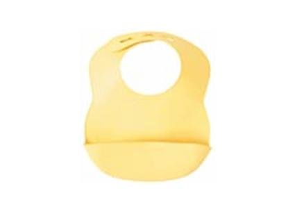 Bibbity Rinse & Roll Bib - Yellow