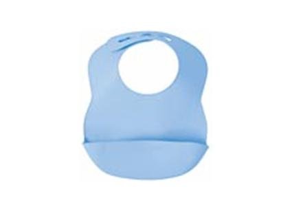 Bibbity Rinse & Roll Bib - Blue