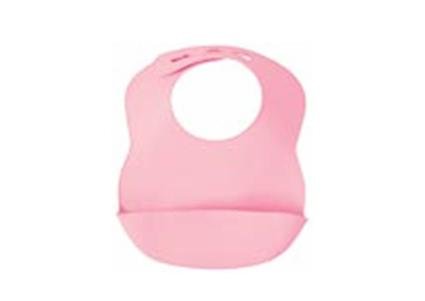 Bibbity Roll & Rinse Bib - Pink