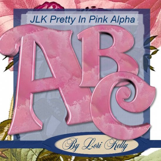 Pretty in Pink Alphabet 1 - ON SALE!