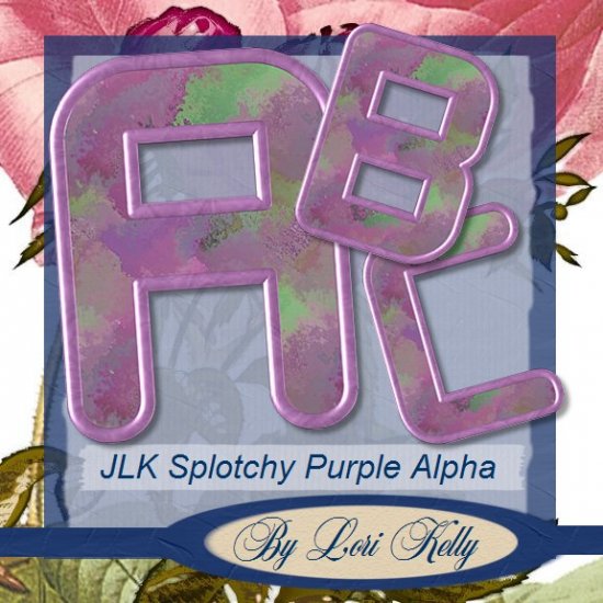 Purple Splotchy Alpha - ON SALE!