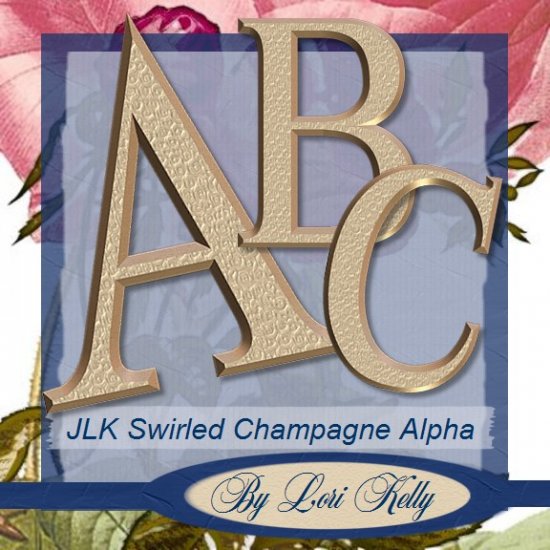 Swirled Champagne Alpha - ON SALE!