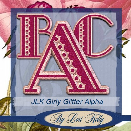 Girly Glitter Alpha - ON SALE!