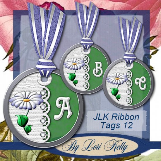 JLK Ribbon Tags 12 - ON SALE!