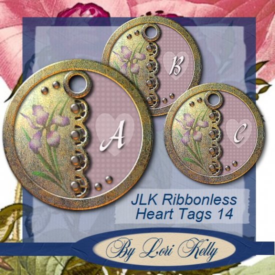 JLK Ribbonless Heart Tags 14 - ON SALE!