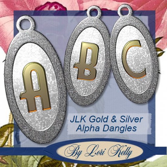 JLK Gold & Silver Alpha Dangles - ON SALE!