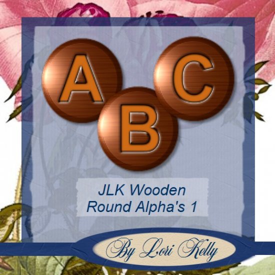 JLK Wooden Round Alpha's 1 - ON SALE!