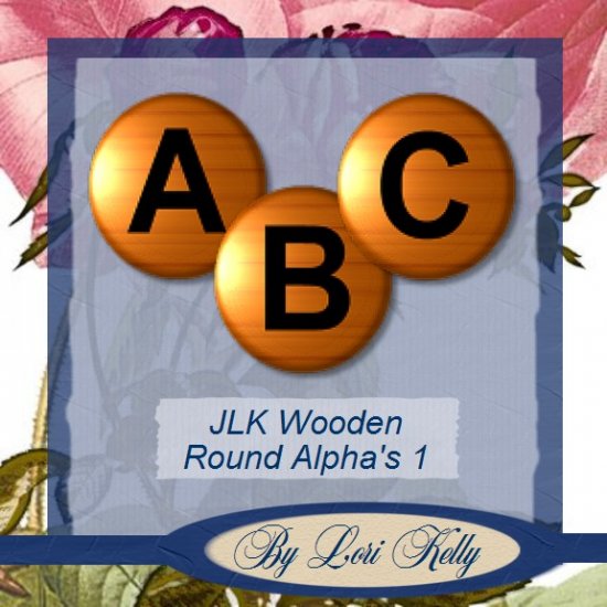 JLK Wooden Round Alpha's 2 - ON SALE!