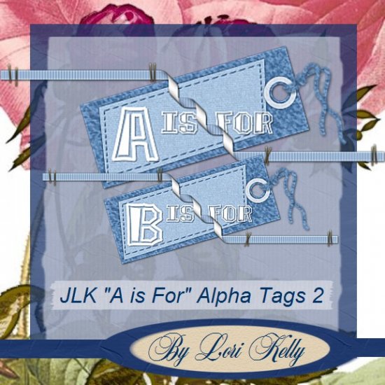 JLK "A Is For" Alpha Tags 2 - ON SALE!