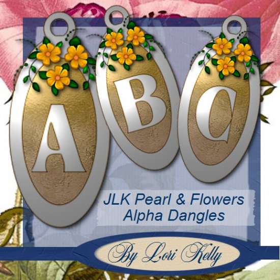 JLK Pearl & Flowers Alpha Dangles - ON SALE!