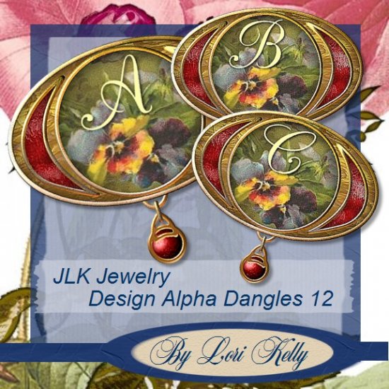 JLK Jewelry Design Alpha Dangles 12
