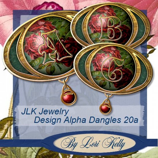 JLK Jewelry Design Alpha Dangles 20a