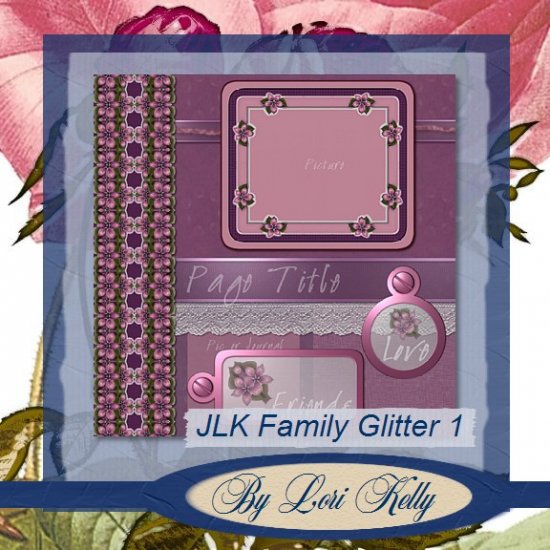 JLK Plum Flowers & Lace Templates