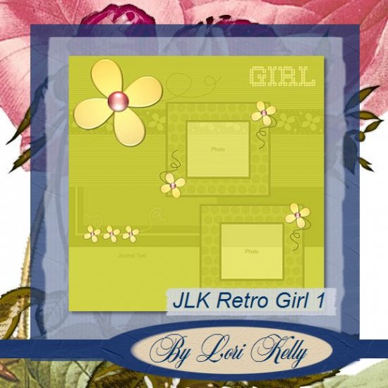 JLK Retro Girl Template