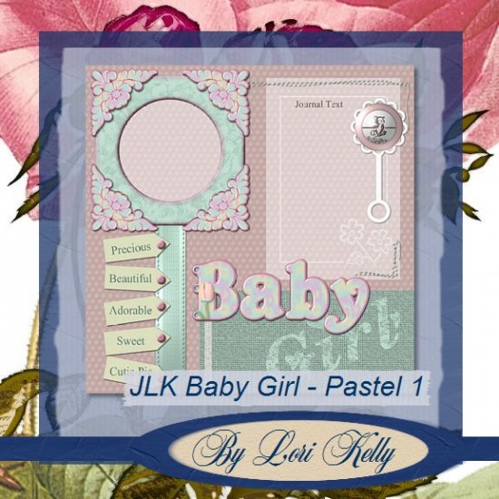 JLK Baby Girl Template - Pastel