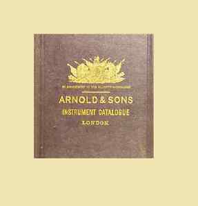 Illustrated catalogue standard surgical instruments Arnold and Sons instrument