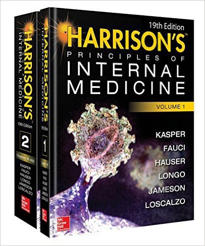 Harrison's Principles of Internal Medicine 19 Edition Vol.1 & 2 Kasper, Fauci, Hauser