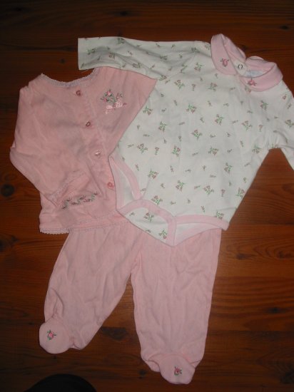 NWT Baby Inc Sweater, L/S Onesie & Pants