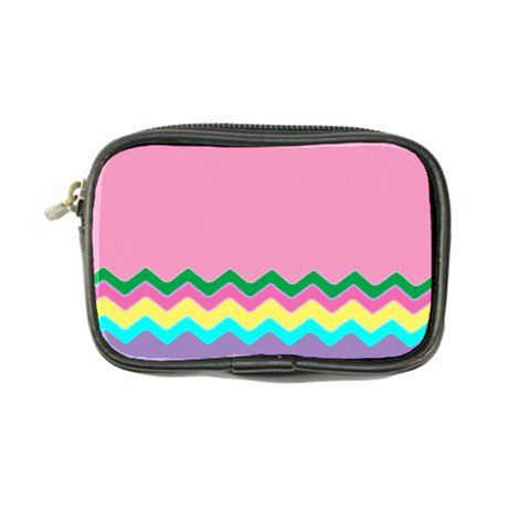 Easter Chevron Pattern Stripes Coin Purse