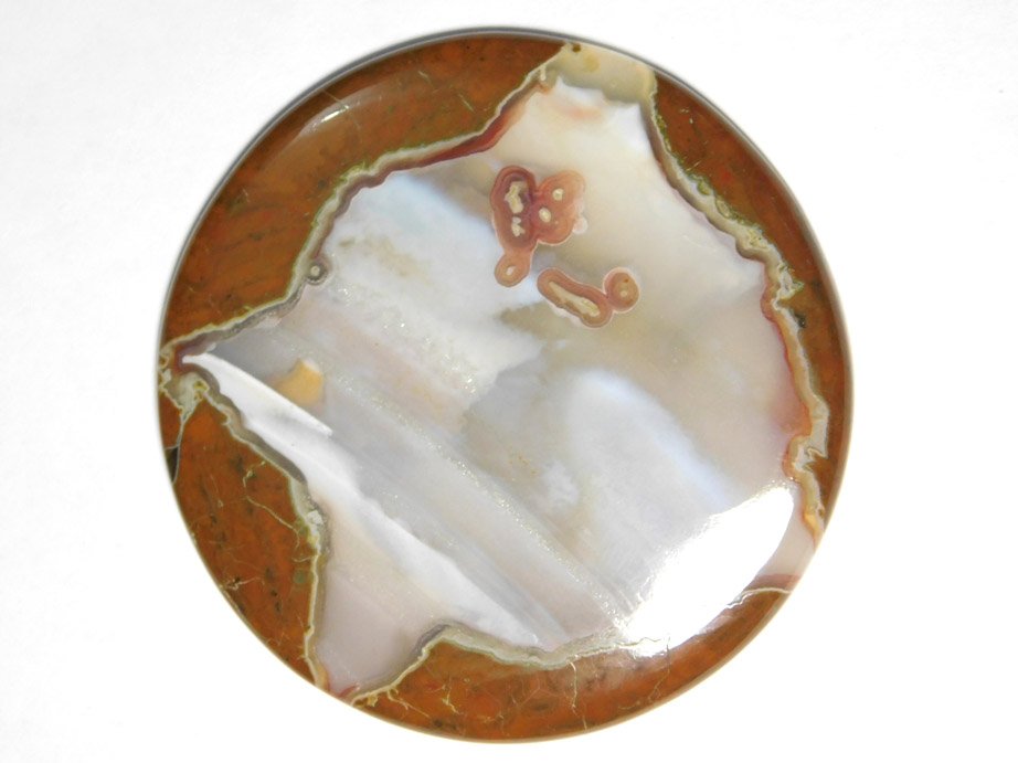 Thunder Egg agate gemstone cabochons natural gemstone.
