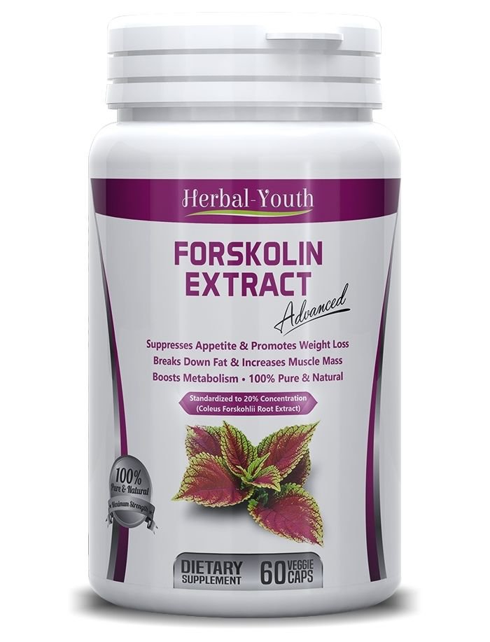 FORSKOLIN PILLS Coleus Forskohlii EXTRACT 3 x BOTTLES 180 Capsules