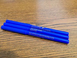 3X LANCOME LE STYLO WATERPROOF EYELINER SAPPHIRE FULL SIZE NEW