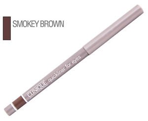 3X CLINIQUE QUICKLINER FOR EYES 02 SMOKY BROWN NEW